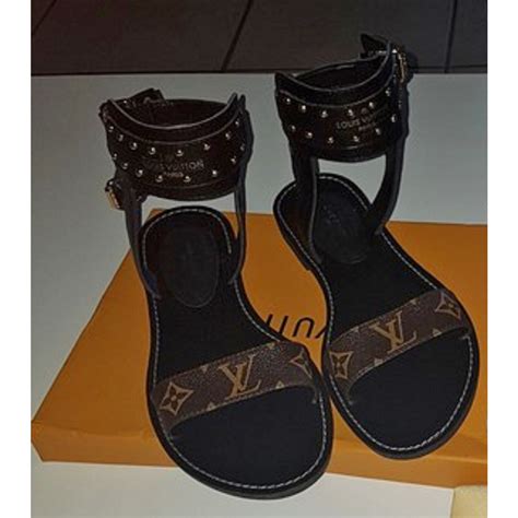 designer sandals louis vuitton|louis vuitton sandals price list.